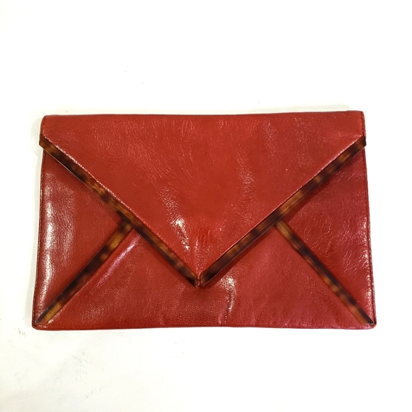 La Bagagerie Handbags - La Bagagerie 80's Vintage Leather Clutch